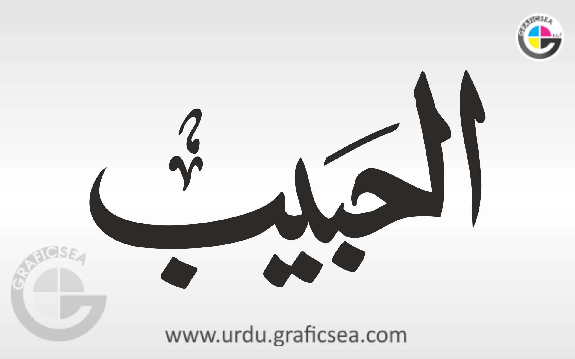 Al Habib Shop Name Urdu Calligraphy