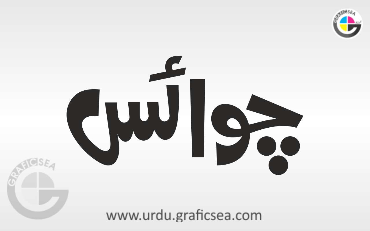 Choice English Word in Urdu Calligraphy