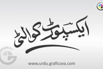 Export Quality in Urdu Calligraphy free