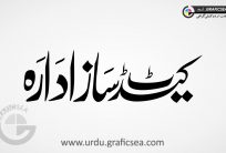 Cadet Saaz Addara Urdu word Calligraphy