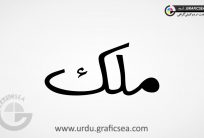 Malik Cast Urdu Calligraphy Free