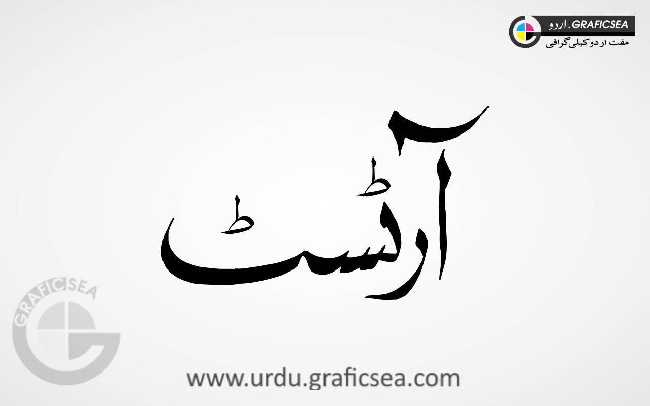 Artist Urdu Font Calligraphy