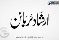 Irshad Turbine Urdu Font Calligraphy