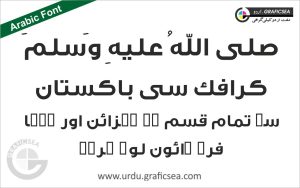 GE SS Unique Bold Arabic otf Fonts